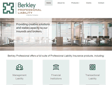 Tablet Screenshot of berkleypro.com